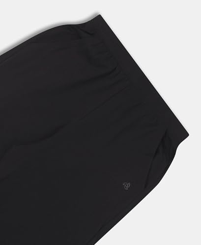 Jockey A158 Women's Super Combed Cotton Rich Straight Fit Wide Leg Pants_Black_L