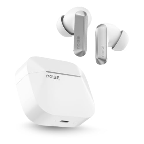 Noise ALT Buds(S), 45Hrs Playtime, Quad mic ENC, App Support, Instacharge, Dual Pairing, Low Latency, 11 mm Drivers, BTv6.0, Bluetooth Ear Buds, TWS (Chosen White)