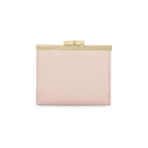 Lavie Zipper Frame PU Women's Casual Wear Wallet (Pink, Small)