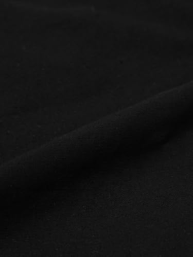The Souled Store Cotton Linen Shorts: Black Women and Girls Mid Rise Flat Front Waistband Embroidered Regular Fit Contrast Stitch Detail Cotton Linen Shorts