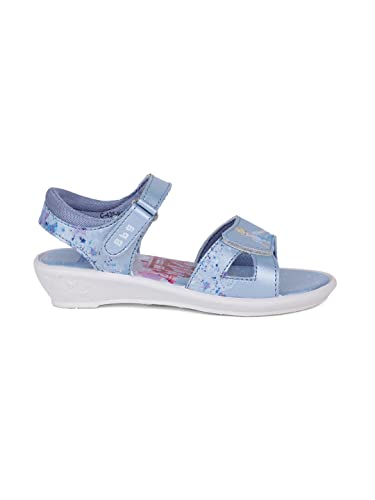 Bubblegummers Girls Castle Princess Sandals Blue, (3619395), 8