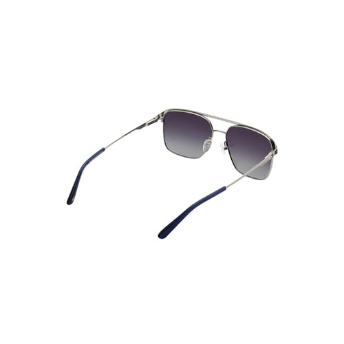 Tommy Hilfiger Eyewear | Blue Lens | Blue Frame | Full Rim Navigator Shape Branded Latest and Stylish Sunglasses | 100% UV Protection | Mens Sunglasses| Size Medium | TH 1557 C3 57 S