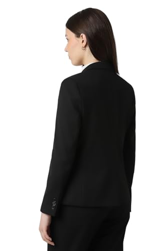 Women Black Solid Blazer
