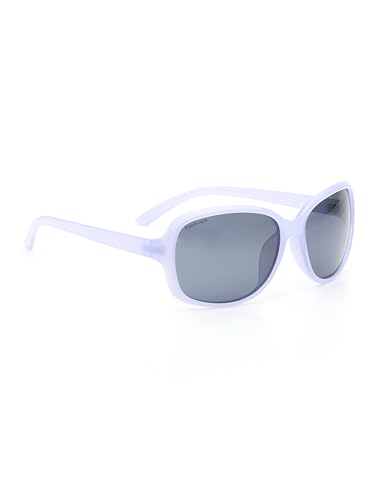 Fastrack Grey Bugeye Plastic 100% UV Protected Sunglasses for Women(P496GY3PV)