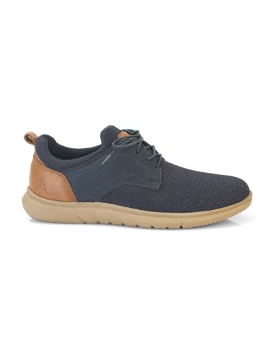 Men's Blue Perforated EVA Sole Slip On Casual Sneakers Shoes