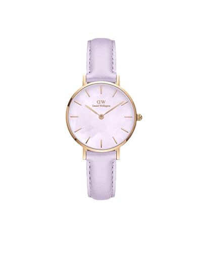 Daniel Wellington Analog Mother of Pearl Purple Dial Women's Watch-DW00100634K