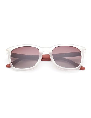 Fastrack Brown Square Plastic 100% UV Protected Sunglasses for Men and Women(P498BR2PV)