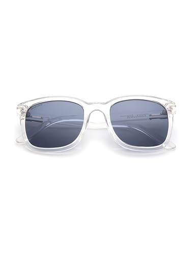 Fastrack Blue Square Plastic 100% UV Protected Sunglasses for Men and Women(P498BU4PV)