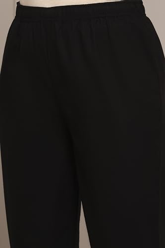 Biba Women Black Slim Pants_XXL