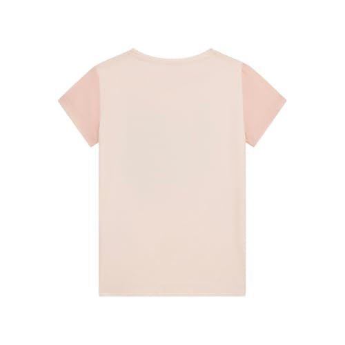 GUESS Elegant Pink Cotton Blend Printed T-Shirt