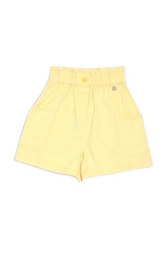 Allen Solly Girls Yellow Solid Regular Fit Shorts