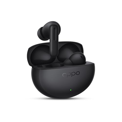 Oppo Enco Air5 Pro True Wireless in-Ear Earbuds with 12mm Dynamic Driver and 55dB ANC with Hi-Res Audio with LHDC 5.0, 54Hrs Playtime,Low Latency,Fast Charging.(Matte Black)