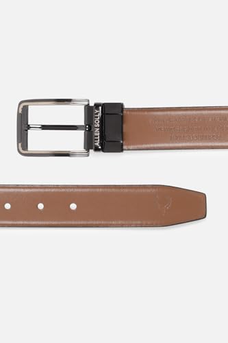 Men Black Solid Formal Belt
