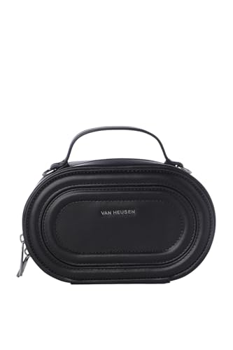 Van Heusen Women Black Solid Casual Handbag