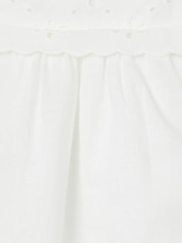 Max Girls Schiffili A-line Top(White_3-4 Y)
