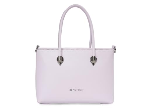 UNITED COLORS OF BENETTON Avril Women PU Mini Bag Handbag - Pale Lilac