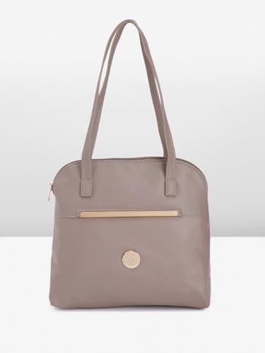 Baggit Womens Lxe Rakuyo Bowling Bag- Beige