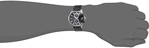Daniel Klein Leather Analog Black Dial Men's Watch-Dk12158-1
