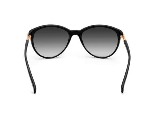 IRUS Women Oval sunglasses | 100% UV protection | Medium Size | Grey Gradient Polycarbonate lens