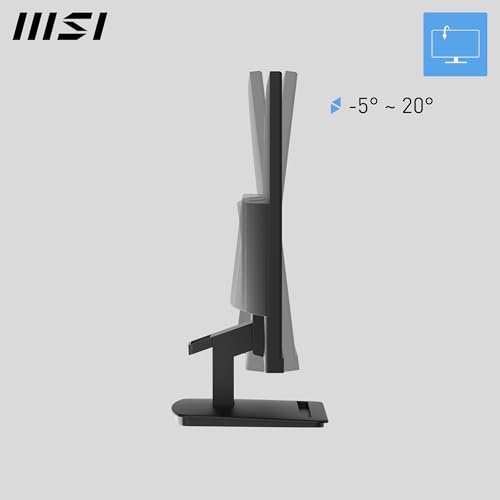 MSI PRO MP243L E14 24" IPS Gaming Desktop Monitor 1920 x 1080 (FHD), 144Hz, Adaptive Sync, HDR Ready, HDMI, VGA Port, VESA Mount, Tilt, 4-Side Slim Bezel, 1ms