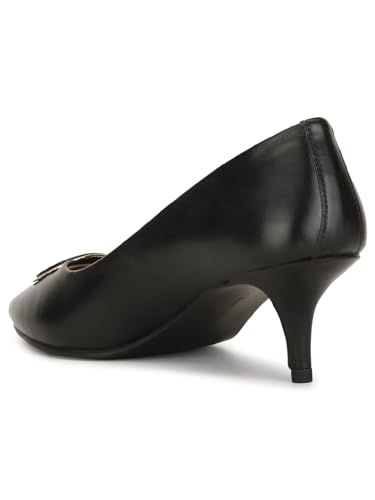 Bata Beck Pump E 23 Women's Black Heels - 7 UK (6516091)