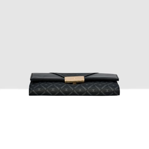 ESBEDA Black Color Glamour Lock Wallet for Women