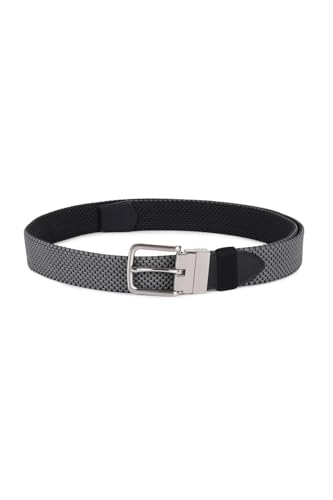 Allen Solly Men Grey Textured Casual Belt