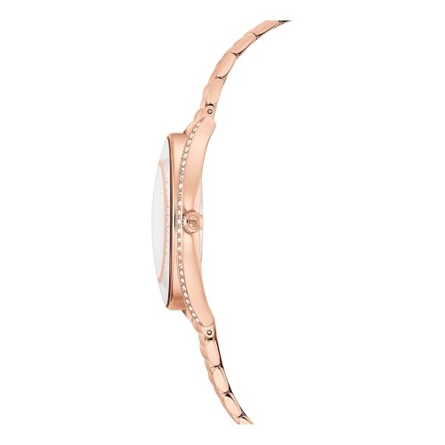 Swarovski Crystalline Aura Watch, Swiss Made, Metal Bracelet, Rose Gold Tone, Rose Gold-Tone Finish