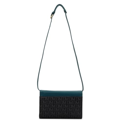 Da Milano Leather Sling Bag for Women - Black (LSB-02512)