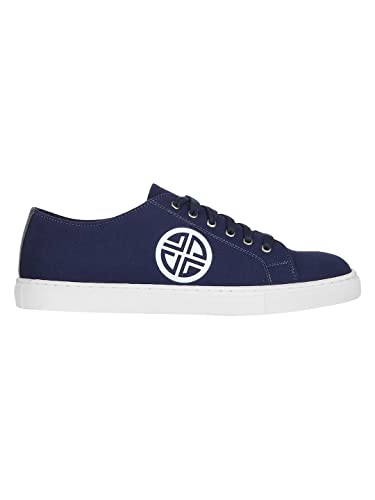 Carlton London Men's Sneakers, Navy Blue, 6