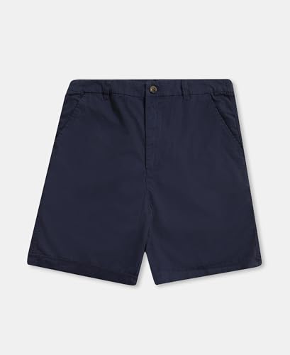 Jockey A125 Women's Super Combed Cotton Woven Twill Fabric Relaxed Fit Shorts with Convenient Side Pockets_Navy Blazer_XXL
