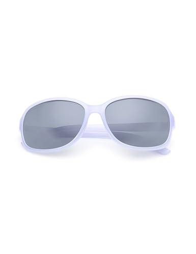 Fastrack Grey Bugeye Plastic 100% UV Protected Sunglasses for Women(P496GY3PV)