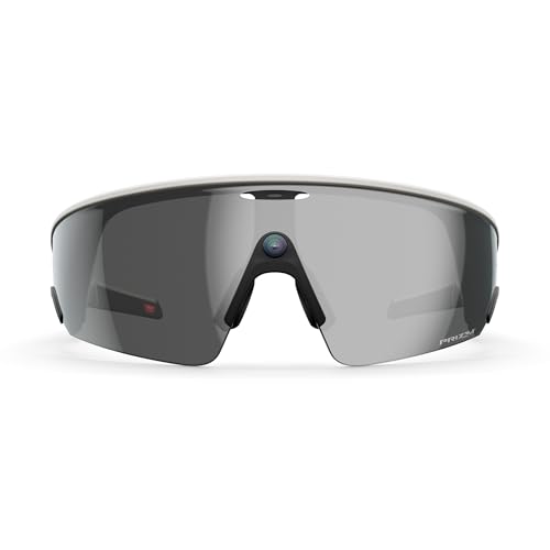 Oakley | Meta Vanguard with Meta AI, Audio, Photo, Video Compatibility - White, Prizm™ Black