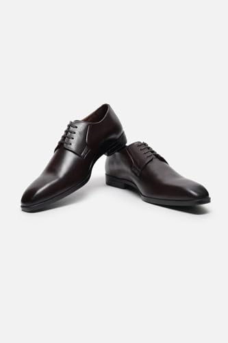 Louis Philippe Men's Brown Formal Shoes Euro- 44