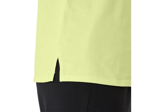 ASICS Womens Huddle Yellow Training CORE Stripe Graphic TEE - XS (2032D151.751)