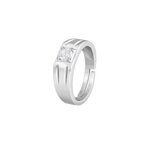 GIVA 925 Silver Charm Away Ring For Him, Adjustable | Gifts for Men and Boys | With Certificate of Authenticity and 925 Stamp | 6 Months Warranty