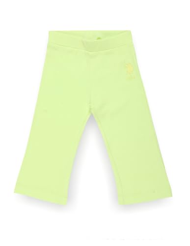 U.S. Polo ASSN. Girls Solid Bootcut Track Pants Green