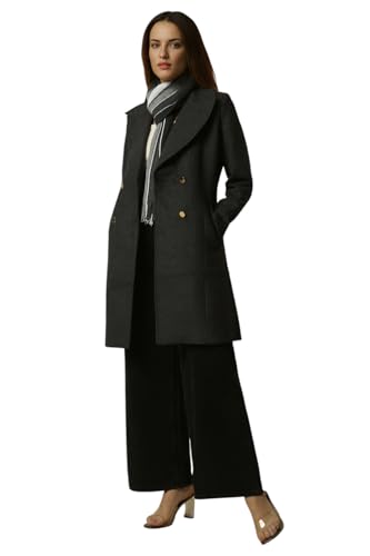 Women Grey Solid Casual Jacket