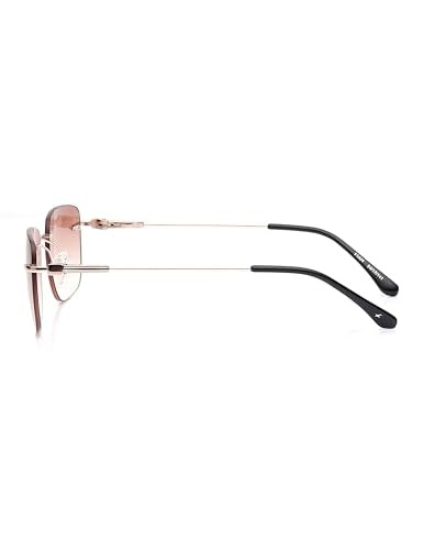 Fastrack Sunglasses |RECTANGLE Gold |UV protected | Large
