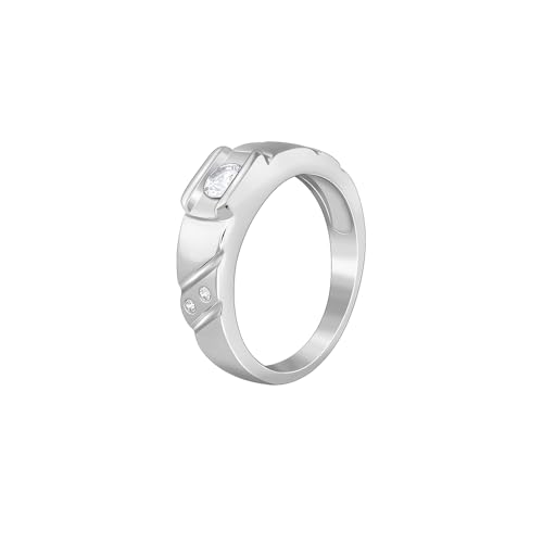 GIVA 925 Silver Rockstar Ring For Him, Fixed Size, Indian -17 | Gifts for Men and Boys | With Certificate of Authenticity and 925 Stamp | 6 Months Warranty