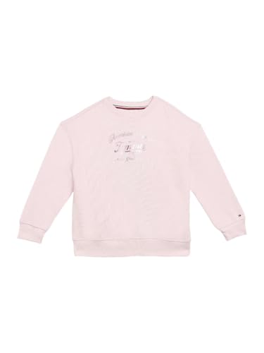 Girls Relaxed Fit Cotton Crew Neck Sweatshirt