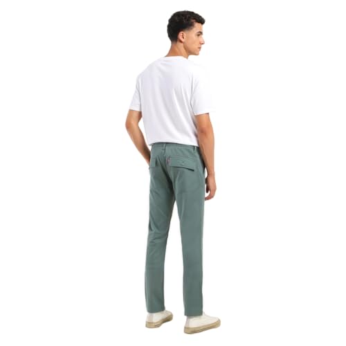 Levi's Men's Slim Fit Green Cargo Trousers