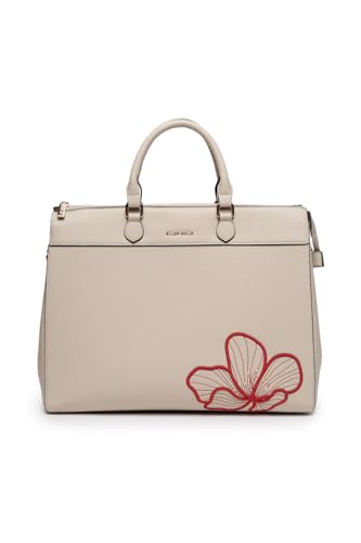 Allen Solly Womens embroidered beige HANDBAG