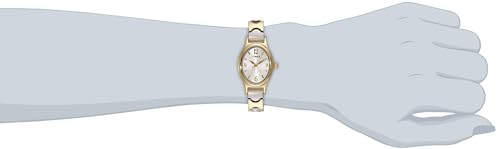 Timex Stainless Steel Women's T26301 Elevated Classics Two-Tone Expansion Band Analog Watch, Multicolor