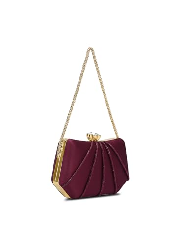 Lavie Signature Women's Akron Handle Framed Clutch | Ladies Purse | Gift For Women
