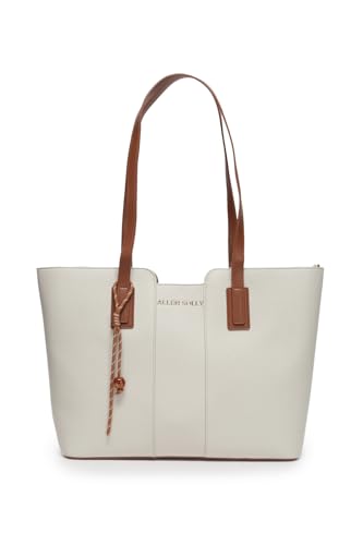 Allen Solly Womens textured white HANDBAG