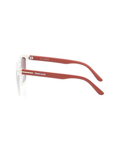 Fastrack Brown Square Plastic 100% UV Protected Sunglasses for Men and Women(P498BR2PV)