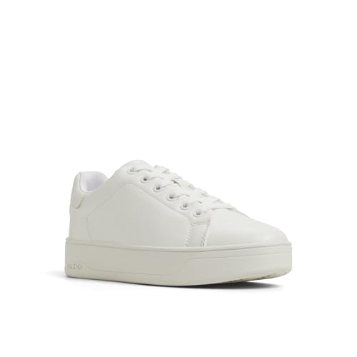 Aldo HALERENNAA-IN148 Ladies White Combo Flat Sneakers