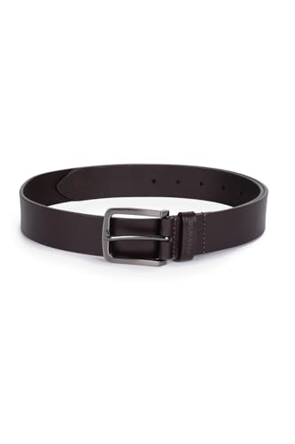 Men Brown Solid Casual Belt