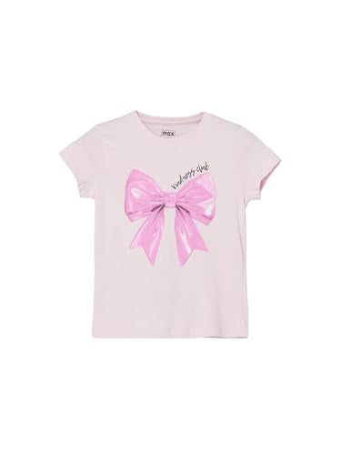 Max Girls Printed T-Shirt (Pink_14-16 Y)